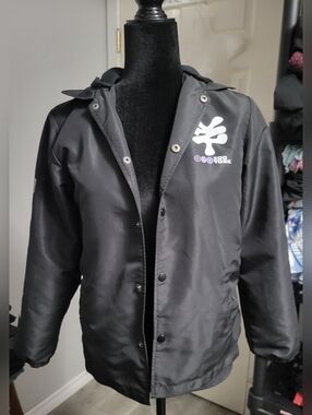 Zoo York Youth Medium Windbreaker With Hoodie